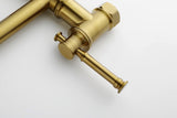 Pot Filler Faucet Wall Mount Pot Filler Faucet, Modern Brass Pot Filler Two-Attachment Wall Mount W928104083