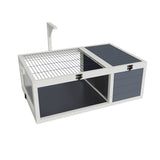 Reptile Habitat Tortoise House with Lamp Holder, 3 Acrylic Observation Windows, 2 Waterproof Trays, 94227067
