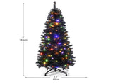 6ft Pre-Lit Artificial Pencil Christmas Tree,Hinged Artificial Slim Christmas Tree with 700 Branch 98357053
