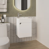 Hudson Vanity Sink, Bathroom, White B092P329249