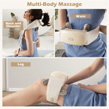 Neck Shoulder Massager - 4D Deep Tissue Kneading, 2 Modes & 2-Level Heat , Hands-Free 26358181