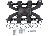 300-132 Single Plane Carb Intake Manifold Black Fits for GM LS Gen III IV LS1 LS2 LS6 13579267