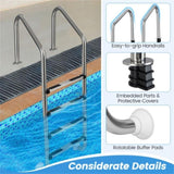 Stainless Steel Swimming Pool Ladder 17764294