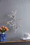 17x5.5x22" Metal Branch Wall Sculptures with Bird Accents, Set of 2 W2078P223128
