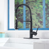 Premium Stainless Steel Pull-Out Kitchen Faucet with Flexible Spray Head for Effortless Sink Tasks T3609P347454