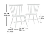 Spindle Back Chair , Brown finish B356P367963