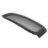 ZNTS ABS Plastic Car Front Bumper Grille for 2006-2008 Dodge RAM 1500 Stainless Steel Coating with Rivet 15852255