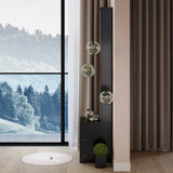 Length 11.8" x Width 15.7" x Height 63" Simple Stylish Dressing Mirror Full Body Mirror W3258P311362