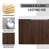Soft Close Doors Bathroom Vanity With Sink,30 Inch For Small Bathroom,30x18-00630CAW W99952551