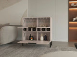 Winthrop 6-Bottle Rectangle Bar Cabinet Light Grey B06280597