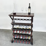 26 Bottles Freestanding wine rack,Wine Storage Rack, Freestanding Display Rack for Kitchen, Pantry, W2221P191954