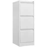 ZNTS 3 Drawer File with Lock Metal Vertical File Storage Office Home Steel Vertical File W1247P173371