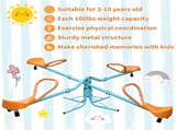 Outdoor Kids Spinning Seesaw Sit and Spin Teeter Outdoor Playground Equipment Swivel Teeter 91682116