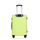 luggage 4-piece ABS lightweight suitcase with rotating wheels, 24 inch and 28 inch with TSA lock, W284P149249