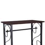 (37 x 20 x 55)cm Multifunctional Bathroom Table / Interior Side Table Tissue Magazine Rack Dark 63834755