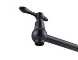 Pot Filler Faucet - Wall Mount Kitchen Sink Faucet Folding Stretchable with Single Hole Two Handles, W1243P262554