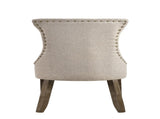 Gabrian Two-tone Beige Fabric & Reclaimed Gray Finish Side Chair B2726P264657
