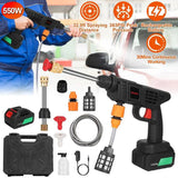 Cordless Pressure363PSI Portable Pressure Washer with 2 Rechargeable 20000mAH Battery Power 21398480