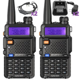 BAOFENG Radio Portable Walkie Talkie UV-5R, Handheld Ham Radio Long Range High Power, Rechargeable 26966030
