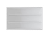 Wall Shelf 30" H, 3 Shelves, White B097P250901
