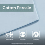King/Cal King 3 Piece Elastic Embroidered Cotton Duvet Cover Set B03596516