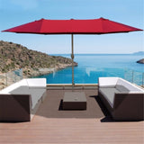 Outdoor beach umbrella/Double-Sided Market Umbrella 45957691