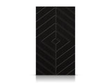 24 in. x 80 in. Hollow Core Black Painted Composite MDF Interior Door Slab B2763P609392