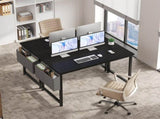 47" Computer Desk with Metal Frame, Waterproof Surface and Storage Bag Perfect for Office Use, 11258543