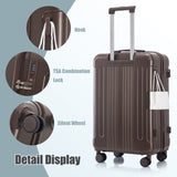 20"/24"/28" 3 pcs/set in ABS Spinner Wheel Luggage, Carry on Suitcase, Matching Color, TSA W2787P292628