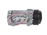 A/C Compressor with 6-Groove Pulley Replacement for Sanden SD7 Style Serpentine Belt Mini HC5005C 83040301