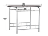 PVC Breakfast Table Black 41781269