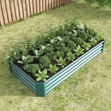 ZNTS Raised Garden Bed Outdoor, 6×3×1ft , Metal Raised Rectangle Planter Beds for Plants, Vegetables, and 21283723