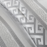 7 Piece Comforter Set Grey King B03596856