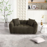 Soft beanbag chair with high resilience foam core for two people. The comfortable square recliner W1996P182162