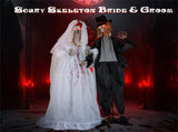7.2ft Life-Size Animated Halloween Bride Prop - Bloodstained Dress, Sound-Activated 88150321