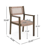 BRAIDED DINING CHAIR Light Brown N779P202840G