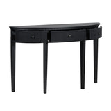 U-Style Distinctive Features of Pine Veneer Console Table with Vertical Stripe Drawer Fronts and N711P173099B