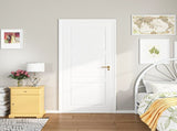 32" X 80"3-Panel Slab Door ,French Interior Door Paintable MDF Door Panel,Pre-Assembled Panel for W5277P522722