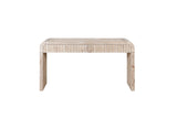 59'' Vintage Crafted Entryway Table,Two Hidden Handle Drawers,Farmhouse Console Table ,Easy W1445P214058