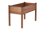 48x24x30 inch Raised Garden Bed with Legs, Elevated Wooden Planter Box for Outdoor Plants Flowers W2640P290604