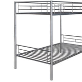 ZNTS Twin Over Twin Metal Bunk Bed 43581300