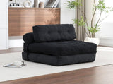 Folding Sofa Bed, Convertible Sleeper Chair with Pillow Foldable Mattress with Back Support, W2200P575430