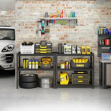 5-Tier Adjustable Metal Shelving Unit ,Heavy Duty Garage Shelving,Storage Racks,Industrial Utility 23980065