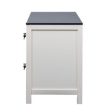 2 Drawer Farmhouse File Cabinet,Filing Cabinet with Lock for Home Office W331P272379