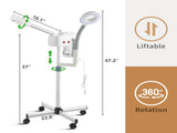 2 in 1 Facial Steamer with 3X Magnifying Lamp, Esthetician Steamer Professional Aromatherapy 91973185