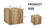 Elevate your living space with this square modern MDF coffee table that showcases smooth, light wood W1151P187996