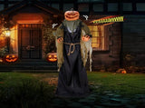7ft Pumpkin Halloween Standing Decoration 92364937