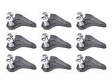 9Pcs Carbide High Speed Cutting Teeth Kit Replacement for Power King Grinder Model PK0803,DK2 51389924
