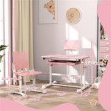 ZNTS Kids Desk and Chair Set 02192354