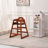Wooden Double Solid Wood Feeding, Eat & Grow Portable High, Easy to Clean Baby Booster Chair in 80303157